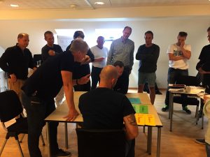 Samarbejdsøvelser på Proceslederuddannelsen