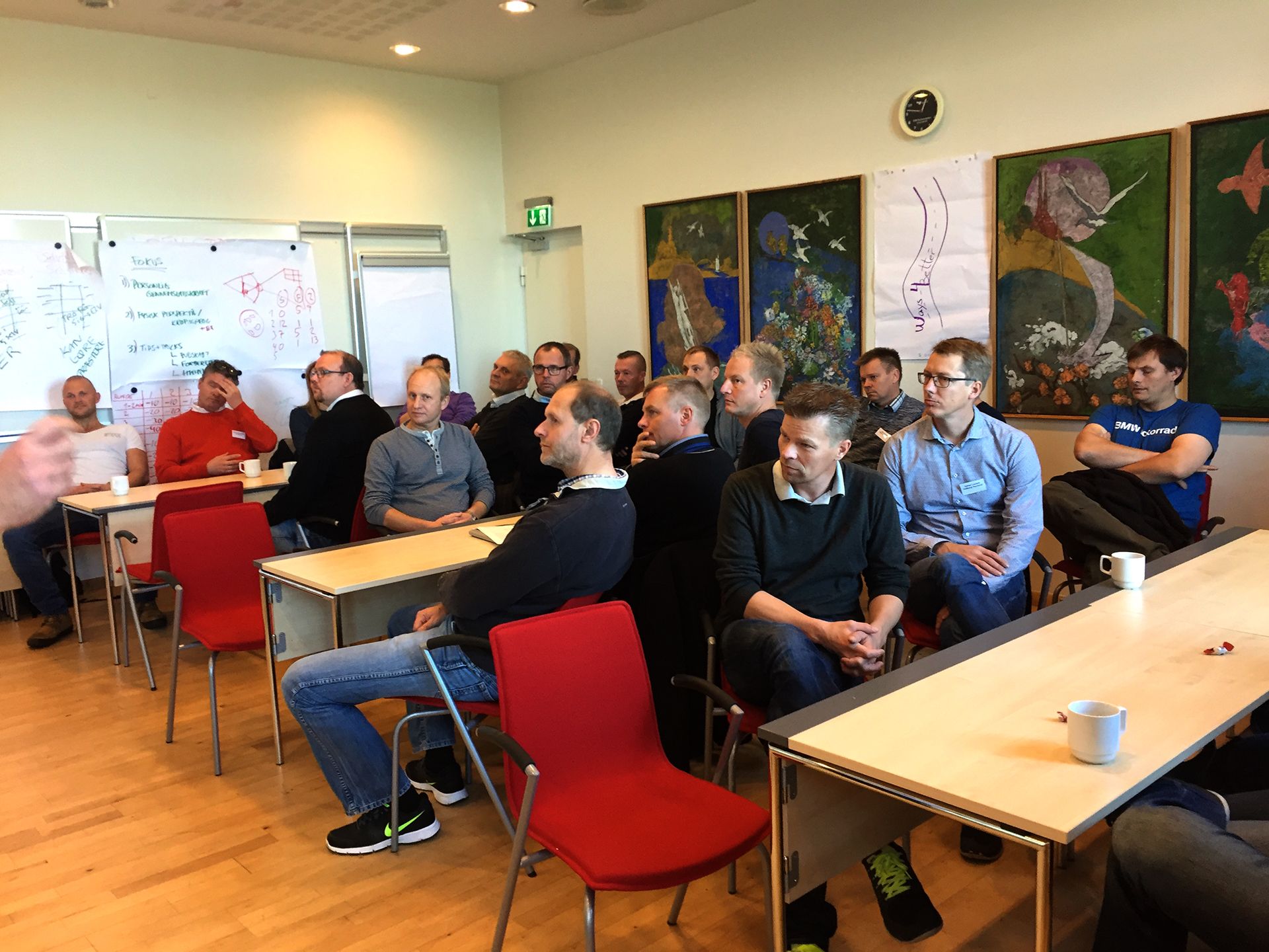 Koncentrerede procesledere bliver undervist på Proceslederuddannelsen